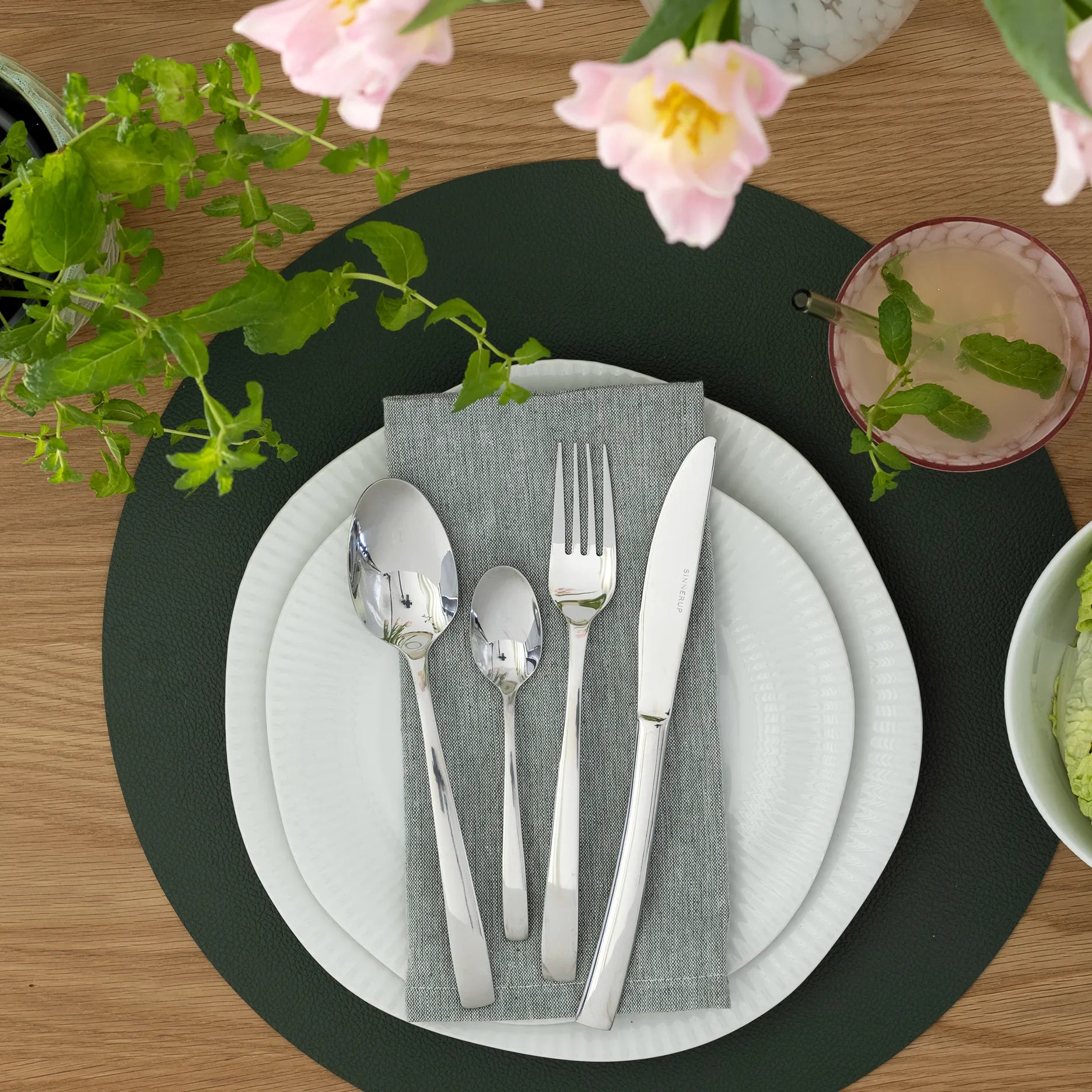 Glanze Besteck Set 16-tlg. Silber